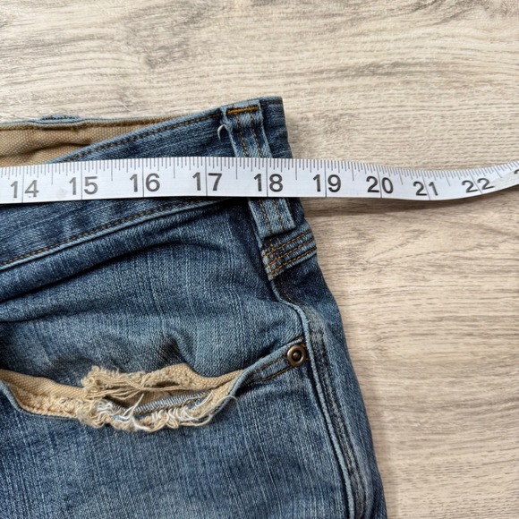 Duluth Trading Co Standard Fit Mens Jeans 38x34 Blue Cotton Spandex Straight Leg - Picture 11 of 13